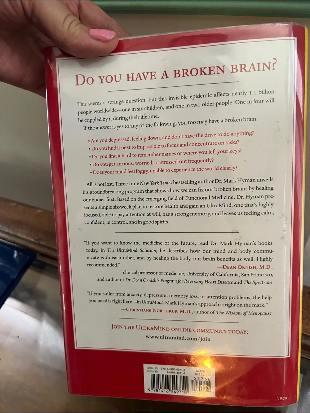 Book Of The Month ultramind solution